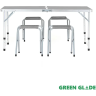 Набор мебели для пикника GREEN GLADE M790-4 светло-серый